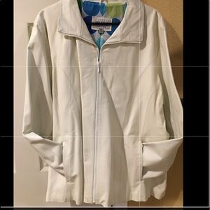 Genuine leather jacket plus size never worn.